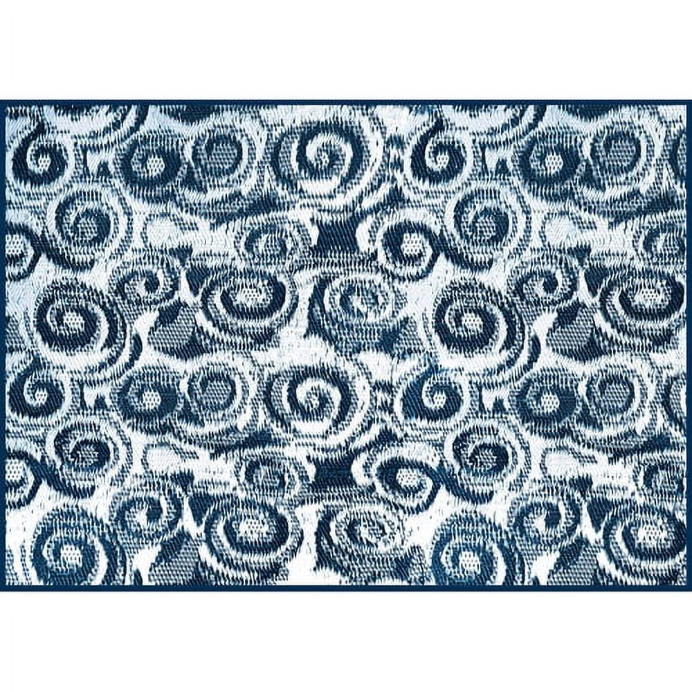 Mat, 8' Beach Accessory Perfect x Swirl RV Reversible Camping, (42841) Blue 16' Picnicking, Outdoor for Camco RVing, - Outdoor and the