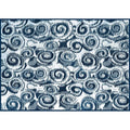 Mat, 8' Beach Accessory Perfect x Swirl RV Reversible Camping, (42841) Blue 16' Picnicking, Outdoor for Camco RVing, - Outdoor and the