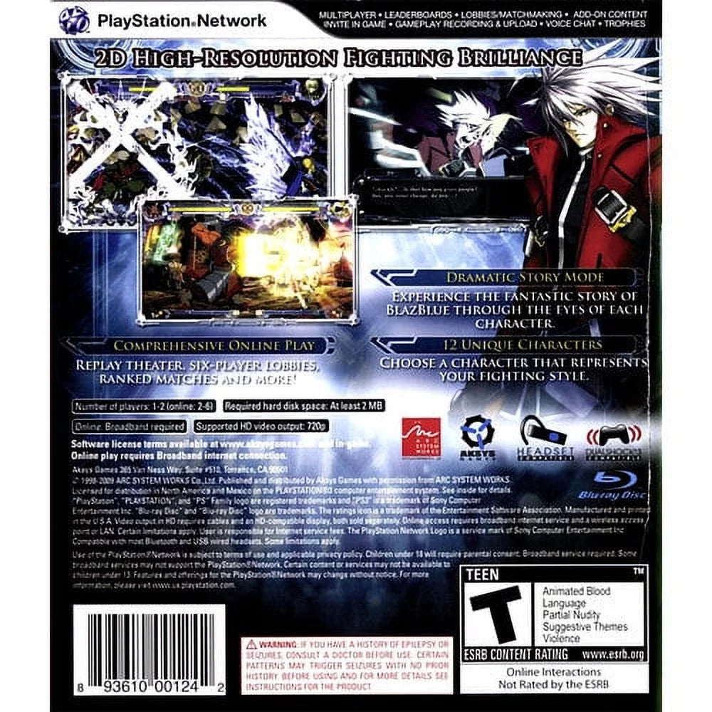 Standard Calamity Edition Trigger BlazBlue: PS3