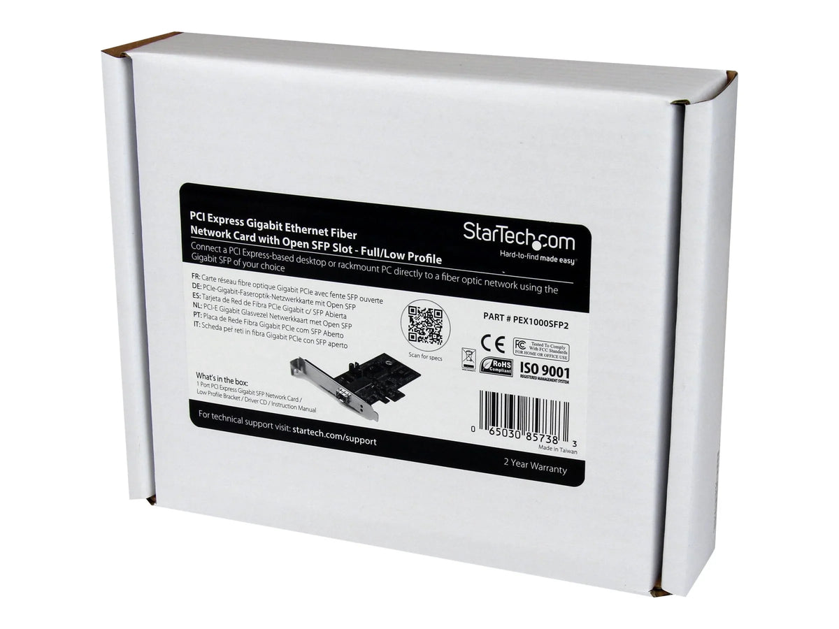 SFP Express w/ Network SFP Card Card Network Open Gigabit - Ethernet Fiber PCI PCIe StarTech.com Adapter NIC