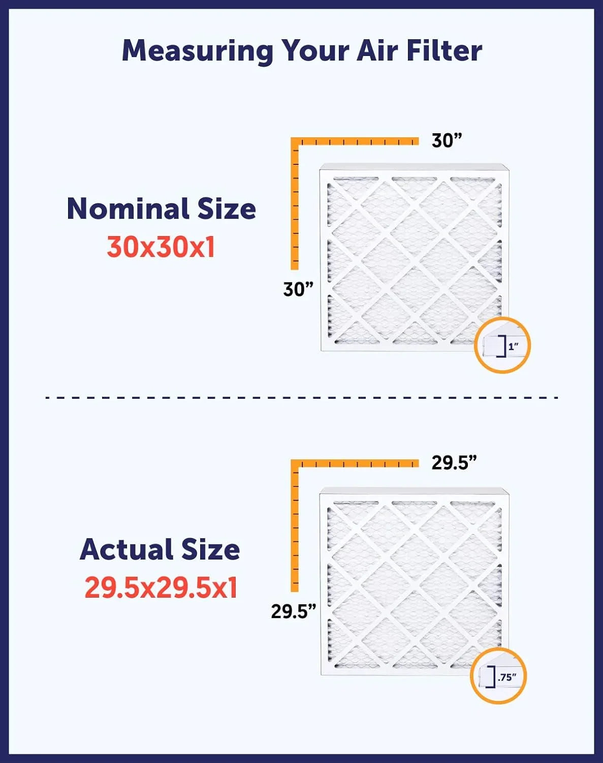 Filters Actual | Size: 4-PACK | | | IN Air Furnace MADE x A/C Pleated MERV HVAC x Filter 32.5 14 King 14x32.5x1a 8 USA Filter .75"