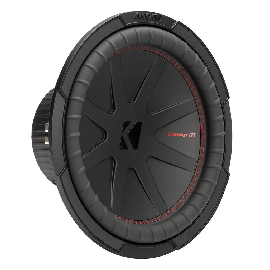Power KICKER Subwoofer, Inch 4 Car Ohm 12 1000W Max CompR Audio Black DVC