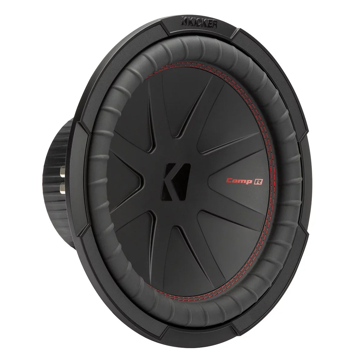 Power KICKER Subwoofer, Inch 4 Car Ohm 12 1000W Max CompR Audio Black DVC