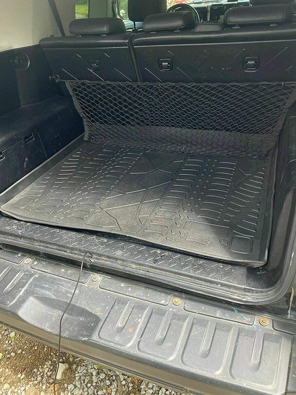 EACCESSORIES Raised for Cars Easy Liner Trunk Trunk Laser FJ 2007-2014 – with Mat Mats Install Cargo EA Car – Trunk Design – Mat Weather-Resistant Pre-Cut Cruiser Lip Non-Slip Rubber – for to –