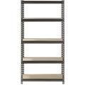 x Shelf; Muscle x 60"H Silver Rack per 5-Shelf 500 Steel lbs. Shelves, 12"D Capacity 30"W Freestanding