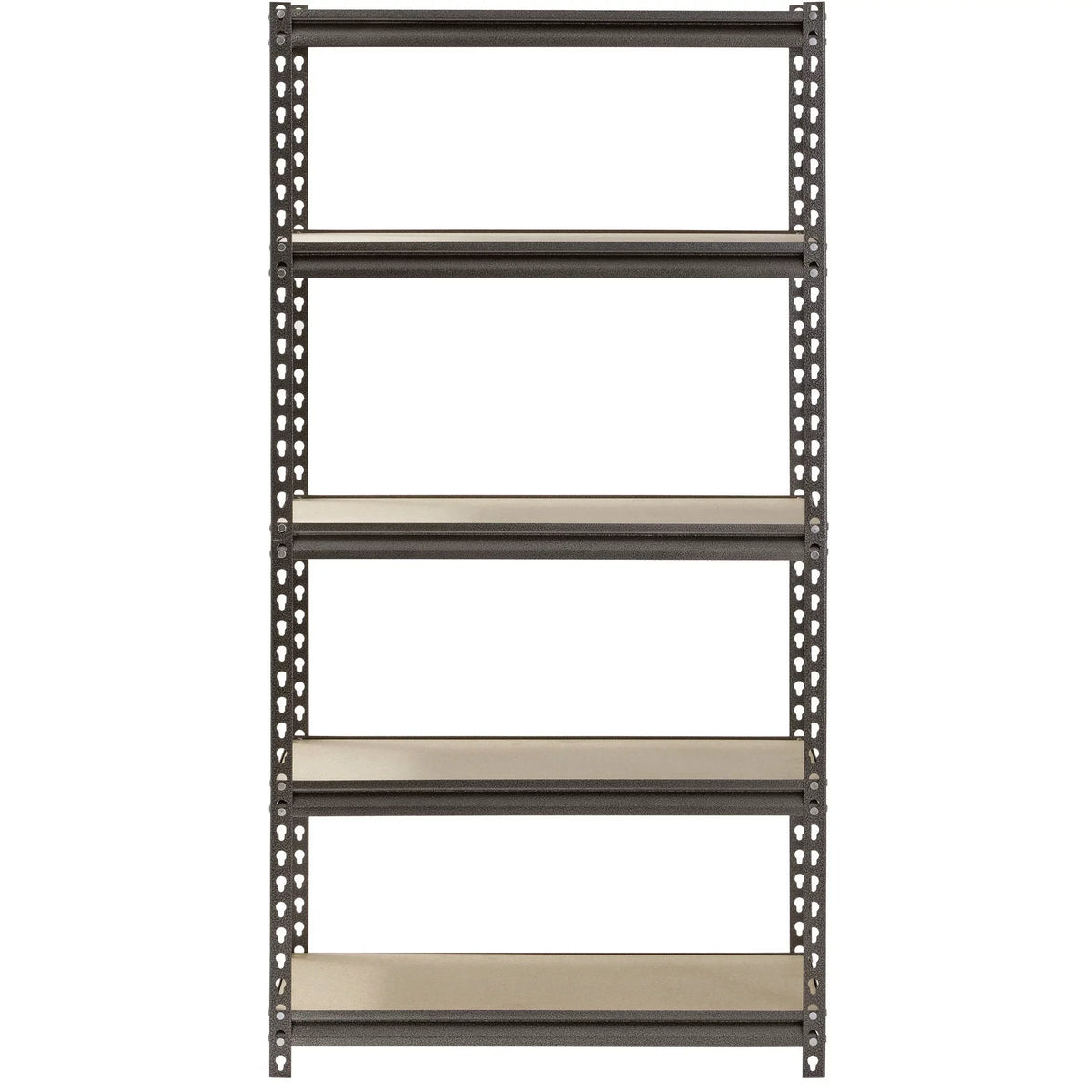 x Shelf; Muscle x 60"H Silver Rack per 5-Shelf 500 Steel lbs. Shelves, 12"D Capacity 30"W Freestanding