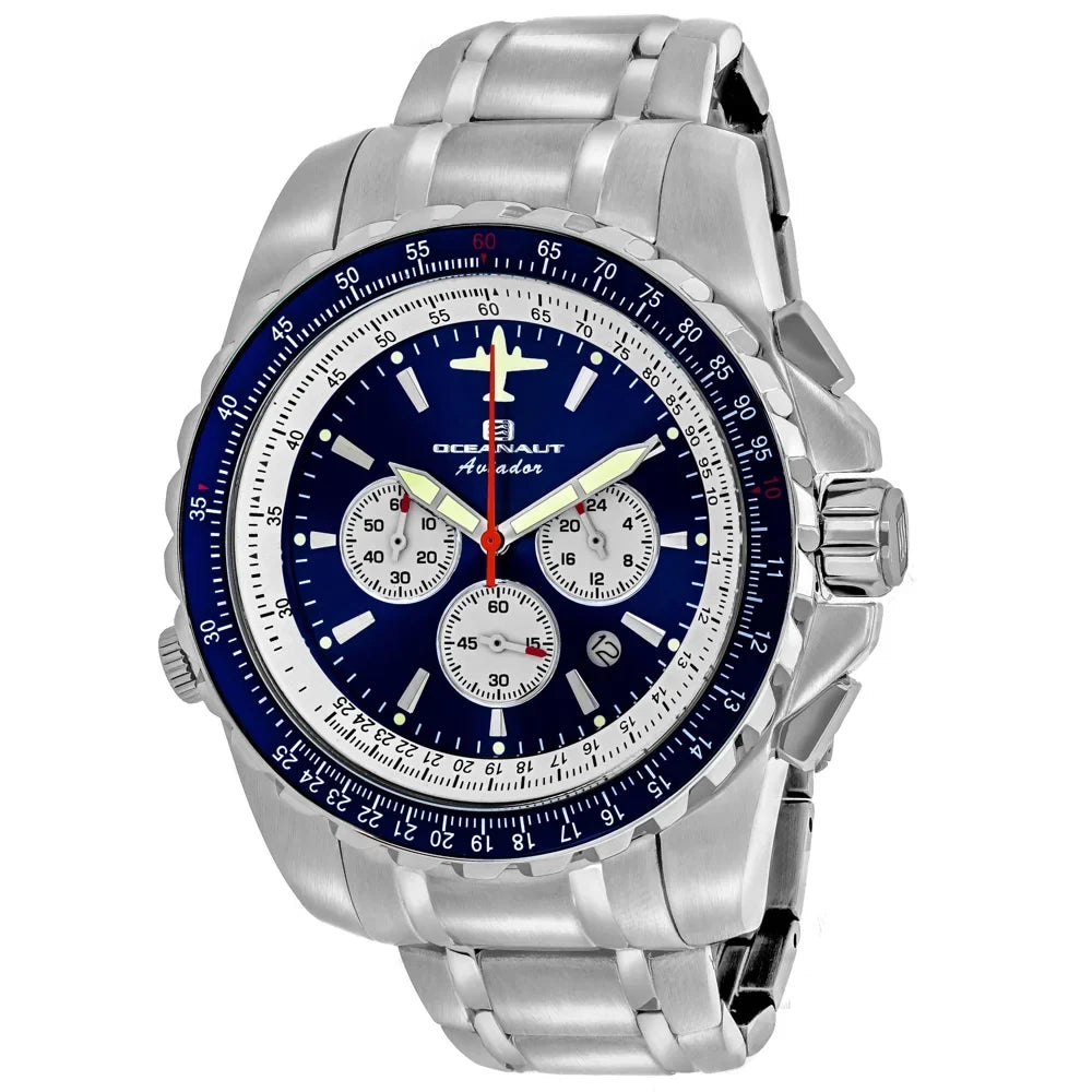 Dial Aviador Blue Oceanaut Watch - Men's Pilot OC0113