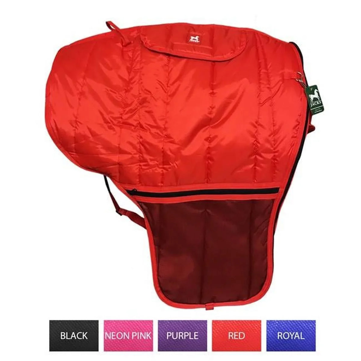 Saddle in. Jacks Imports Red Deluxe Bag, x Western 72 - 3894-RE 35