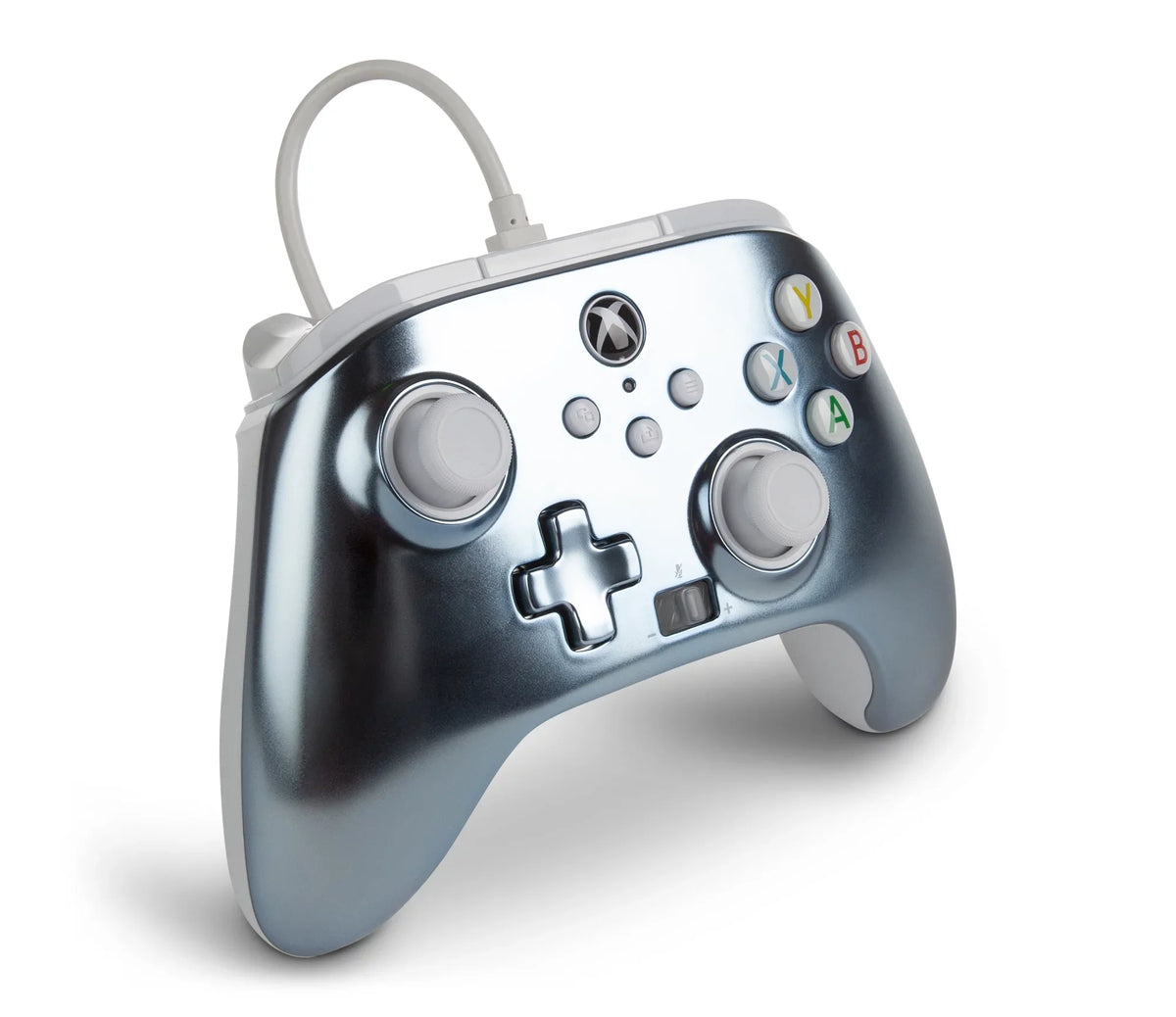 Controller Enhanced PowerA Wired for Xbox Metallic Series Ice X|S -