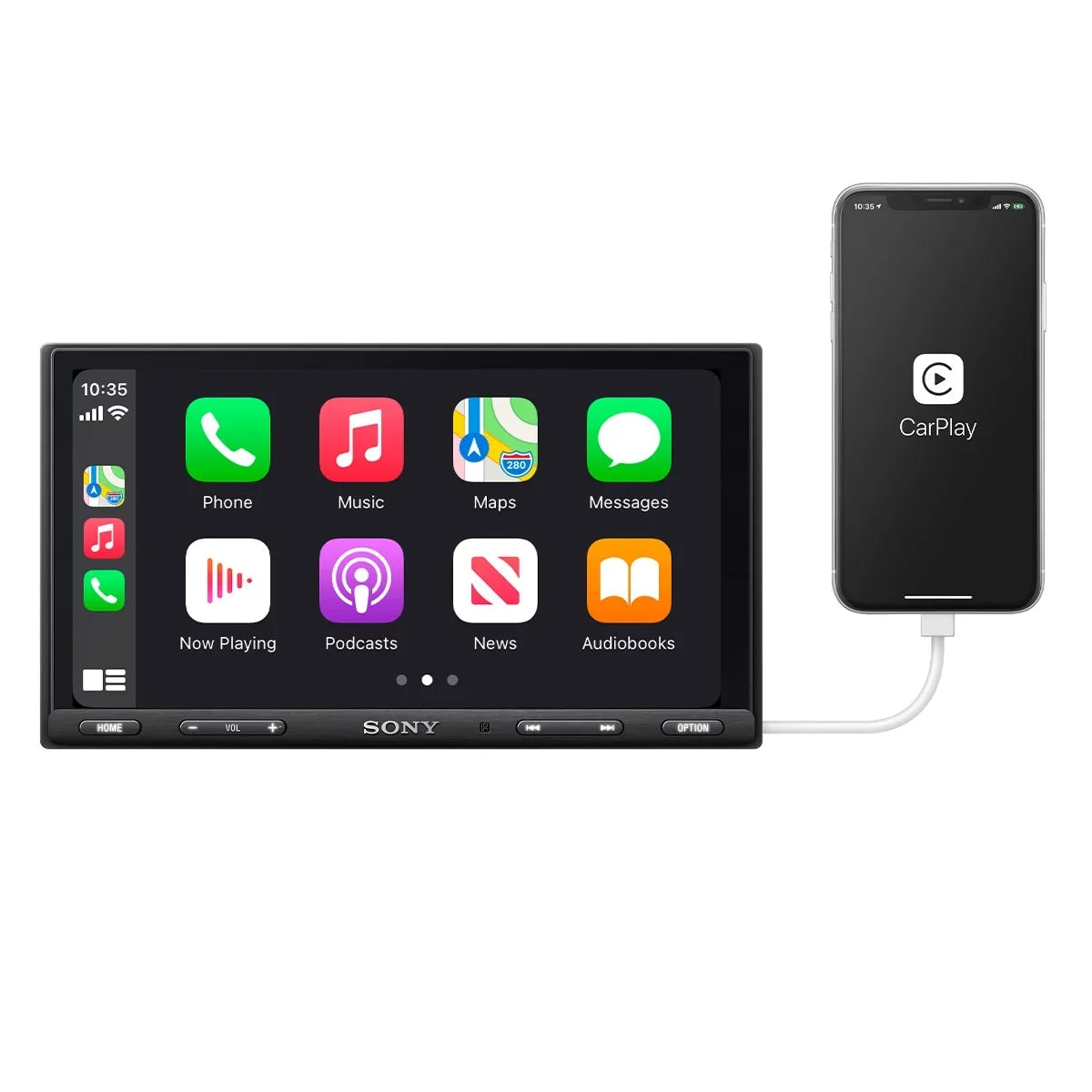 Weblink XAV-AX5600 Receiver Android CarPlay, Mobile Auto, 6.95" and Media with Cast