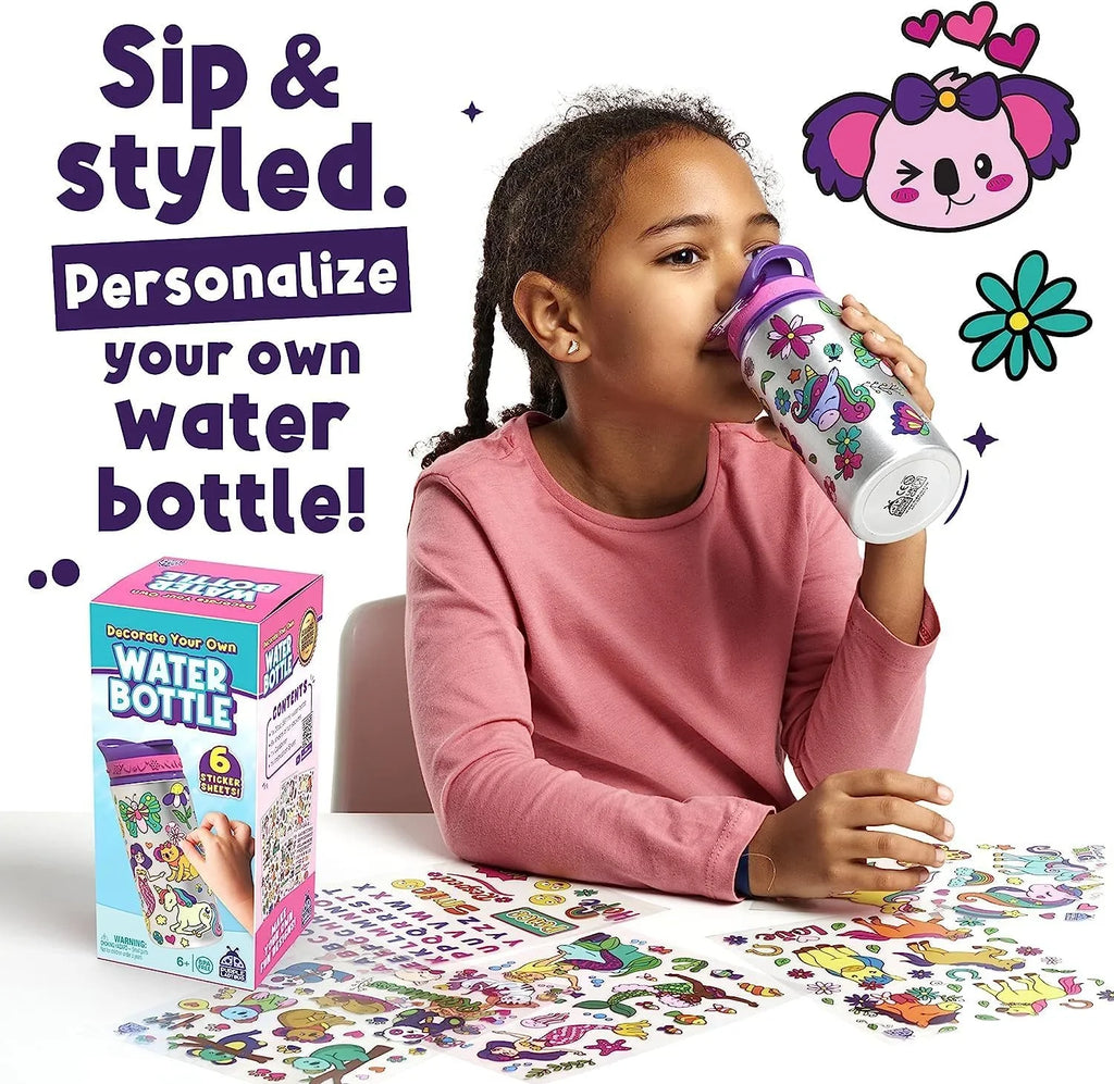 LADYBUG Little 6 DIY - 6 Decorate Crafts Girl, for Girls Your Own 6-8, Kits Ages Fun Age Gift Old Kids for Cool Birthday + Bottle for Girl PURPLE and Water Year Arts Gifts -