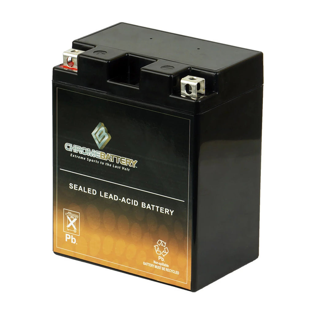 for 210 Klf300-c Battery Ah, 4x4 1995 12 Atv Kawasaki CCA) 300 Bayou Chrome (14AH-BS Battery YTX14AH-BS Volt,12 300cc
