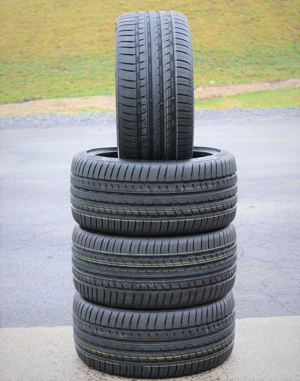 95Y 2017-23 2012-18 Focus Fits: Cosmo 235/40R18 A/S Performance Civic XL Honda 2 MuchoMacho Titanium, Pair Sport 235/40ZR18 Touring of (TWO) Tires