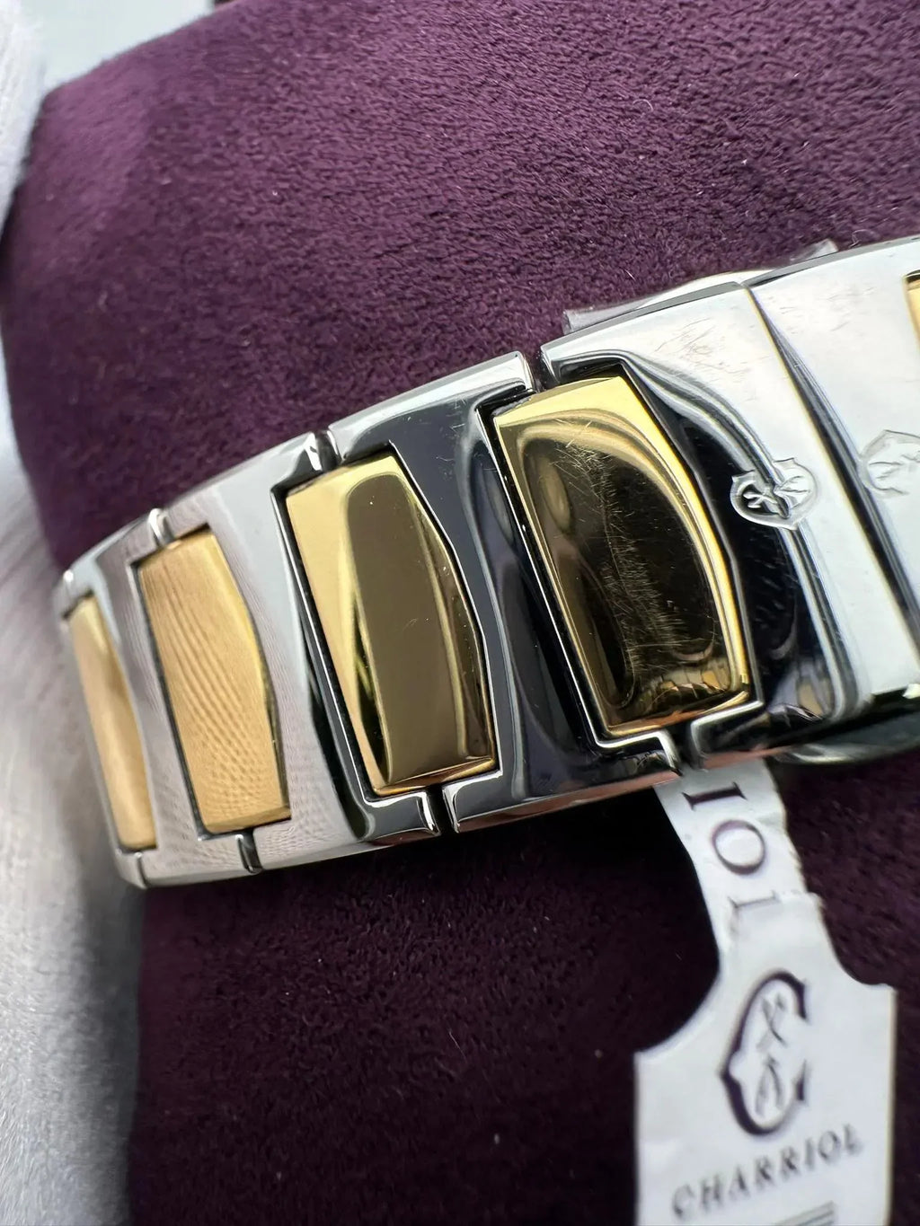 Ladies Parisii 0.40cttw Charriol Watch P33SY2D.921.001 defects with New Quartz