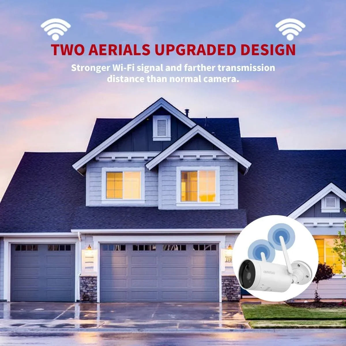 Wireless Detection, 《Truly with WiFi Night Vision Home Waterproof, Camera, Solar Two-Way & Battery Rechargeable Motion Solar Audio》Outdoor Surveillance Security Panel, Powered Camera PIR IP Camera,