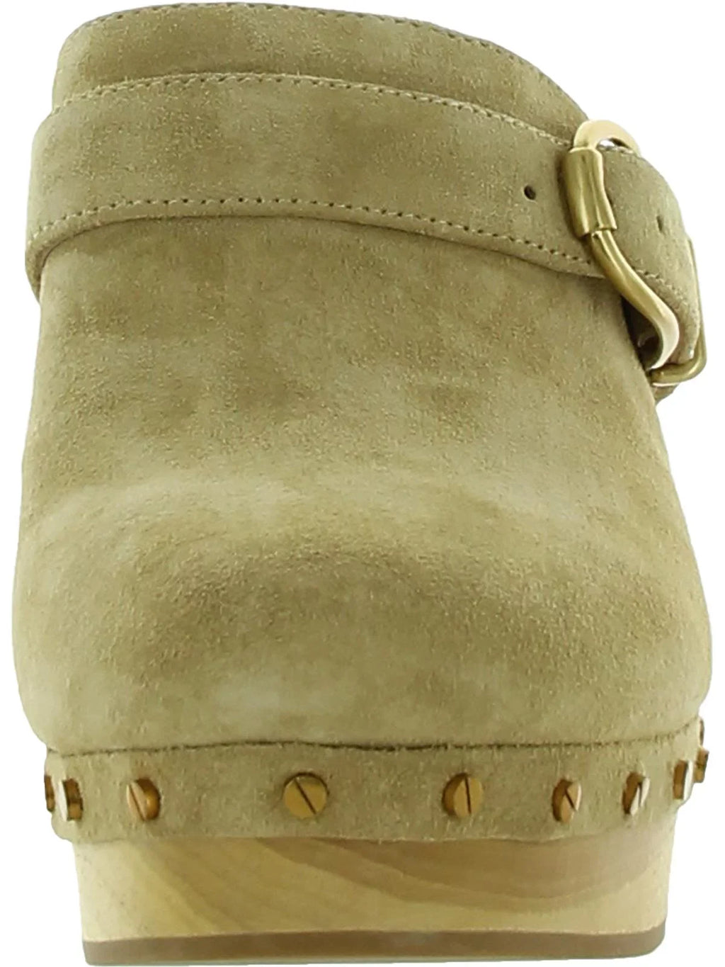 Womens Suede Hendrix Beard Faux Clogs Veronica Wedge