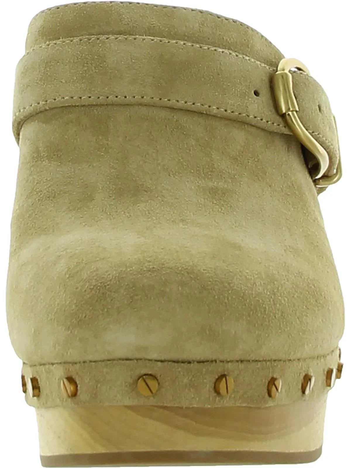 Womens Suede Hendrix Beard Faux Clogs Veronica Wedge