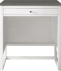 Athens with Glossy Furniture Top, Countertop 30 Martin 3 Quartz CM Expo Grey White Unit James in.