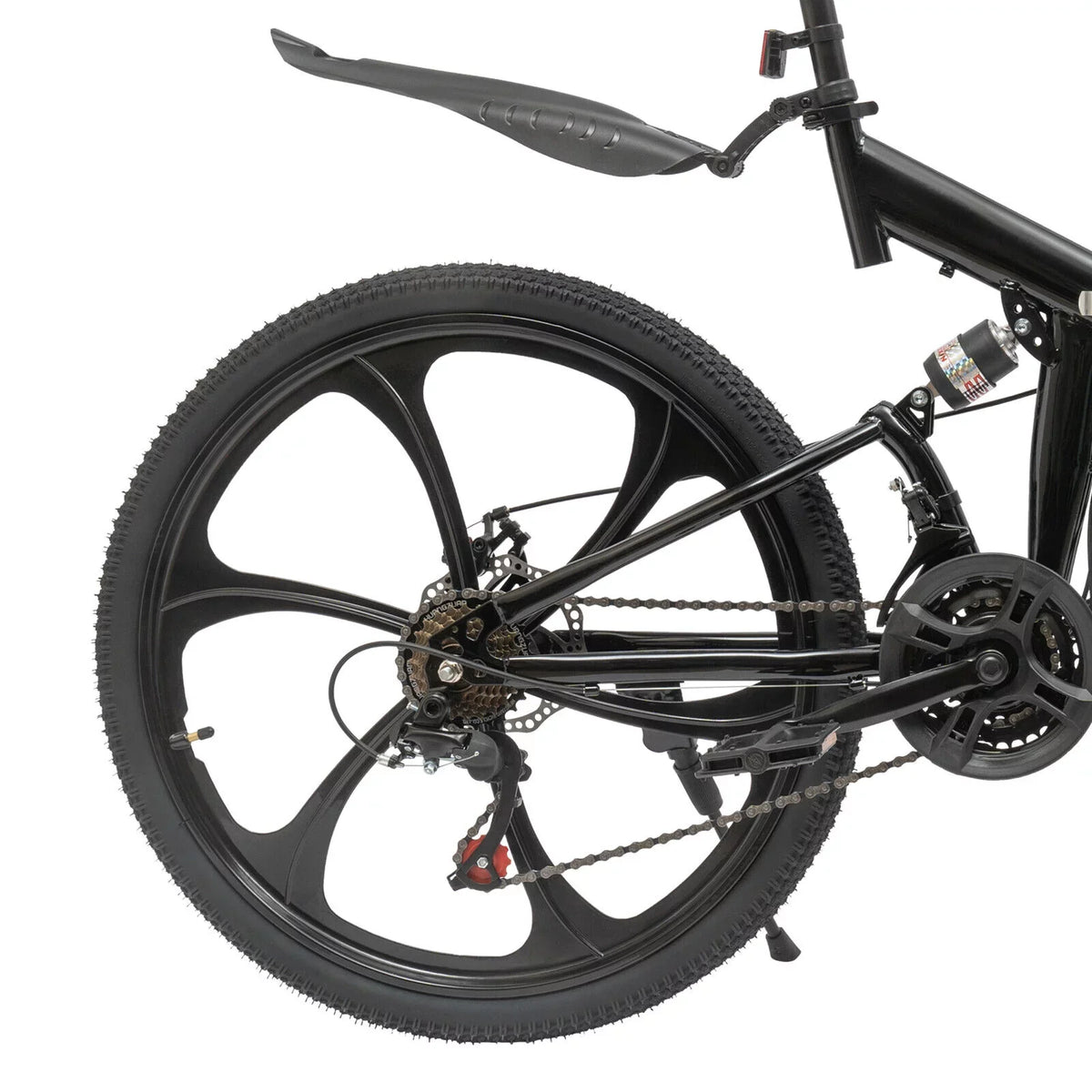 Folding Miumaeov 26" Max 150kg/330lbs Loading Carbon Camping Bike City Shifter Light Bicycle Black Bike 21-Speed Steel Weight Adult Folding