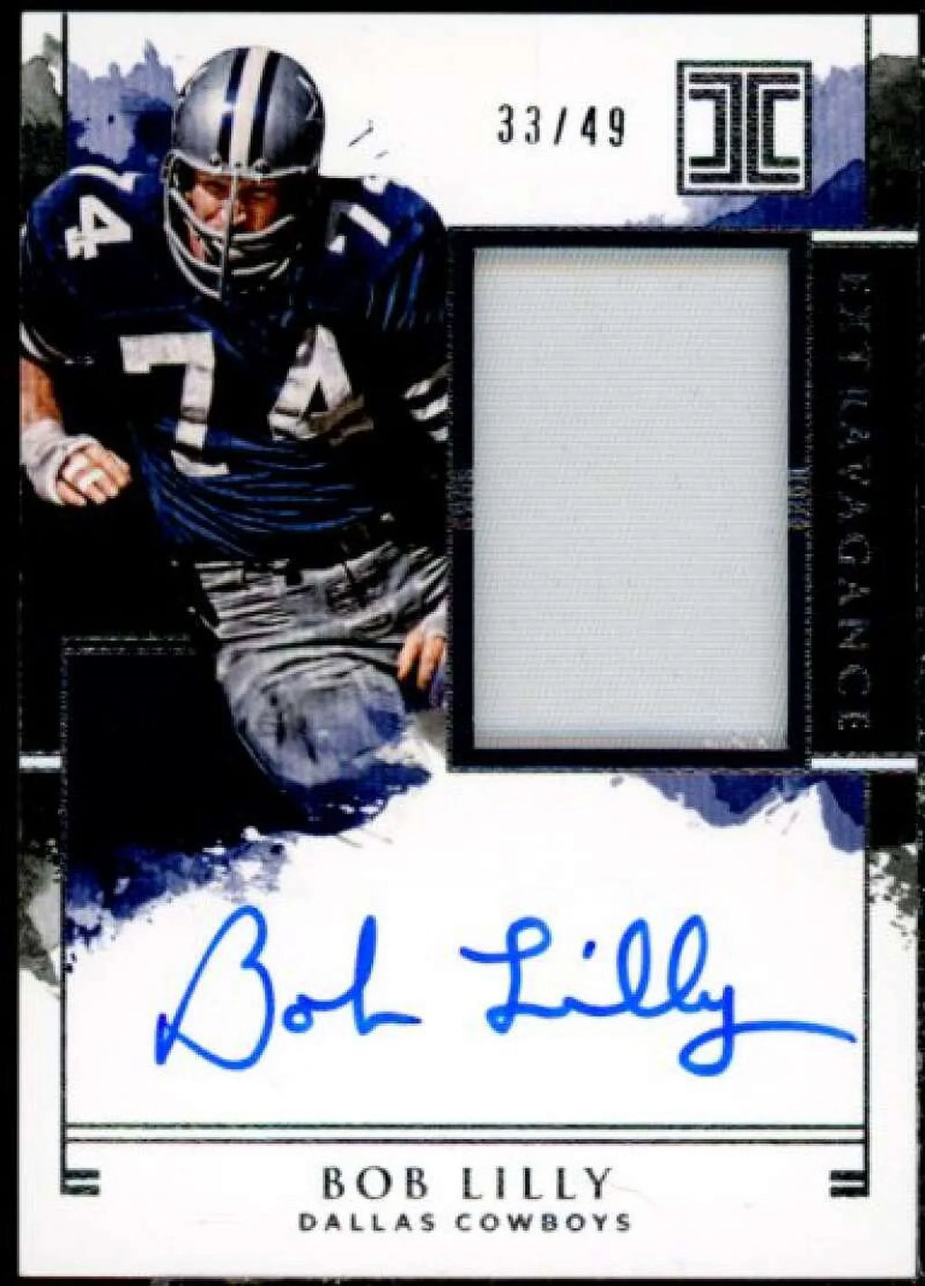 Impeccable Extravagance Bob Patch Panini 2018 #12 Card Autographs Lilly