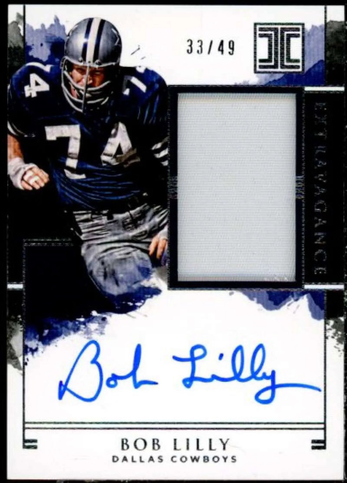 Impeccable Extravagance Bob Patch Panini 2018 #12 Card Autographs Lilly