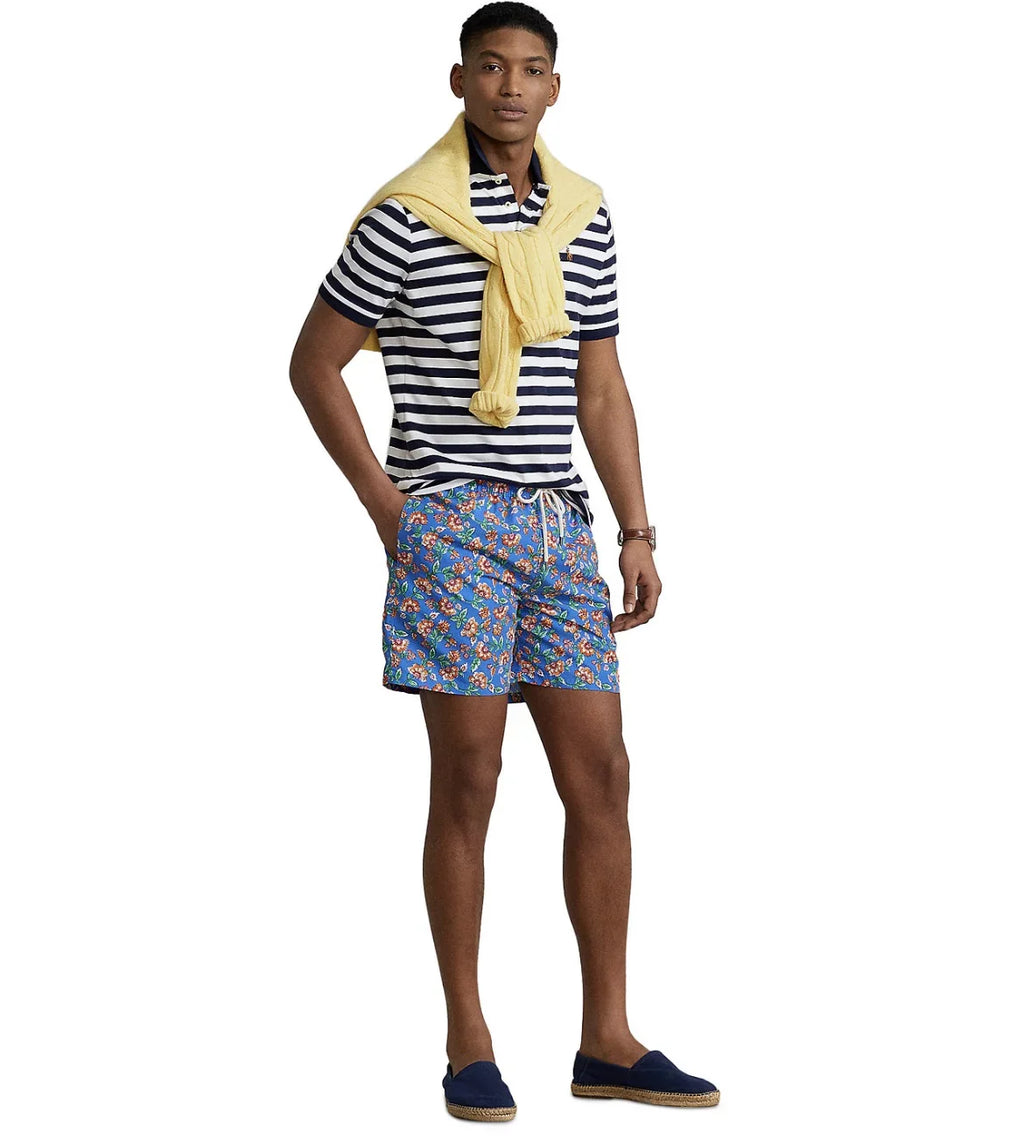 Swim Traveler Men's 5.5-Inch XXL Lauren Size Ralph Classic Polo Trunks