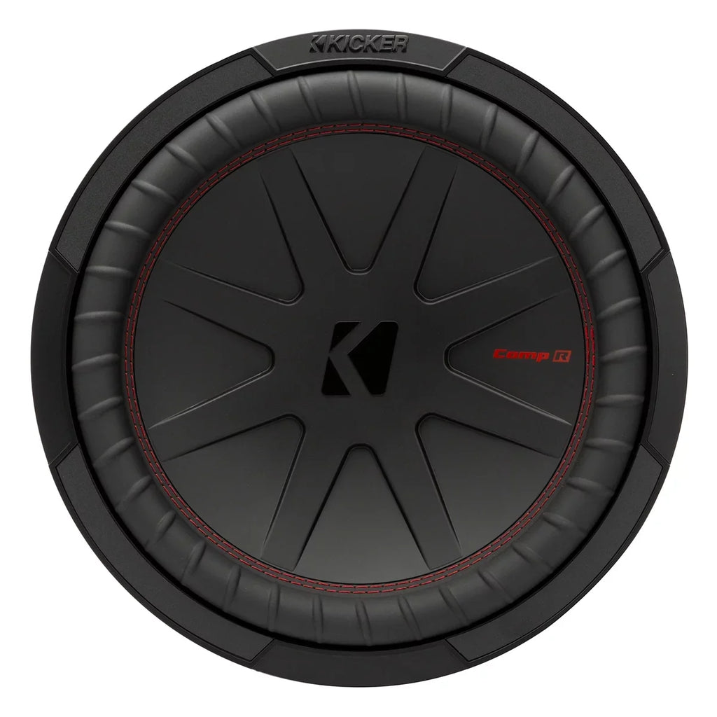 Power KICKER Subwoofer, Inch 4 Car Ohm 12 1000W Max CompR Audio Black DVC