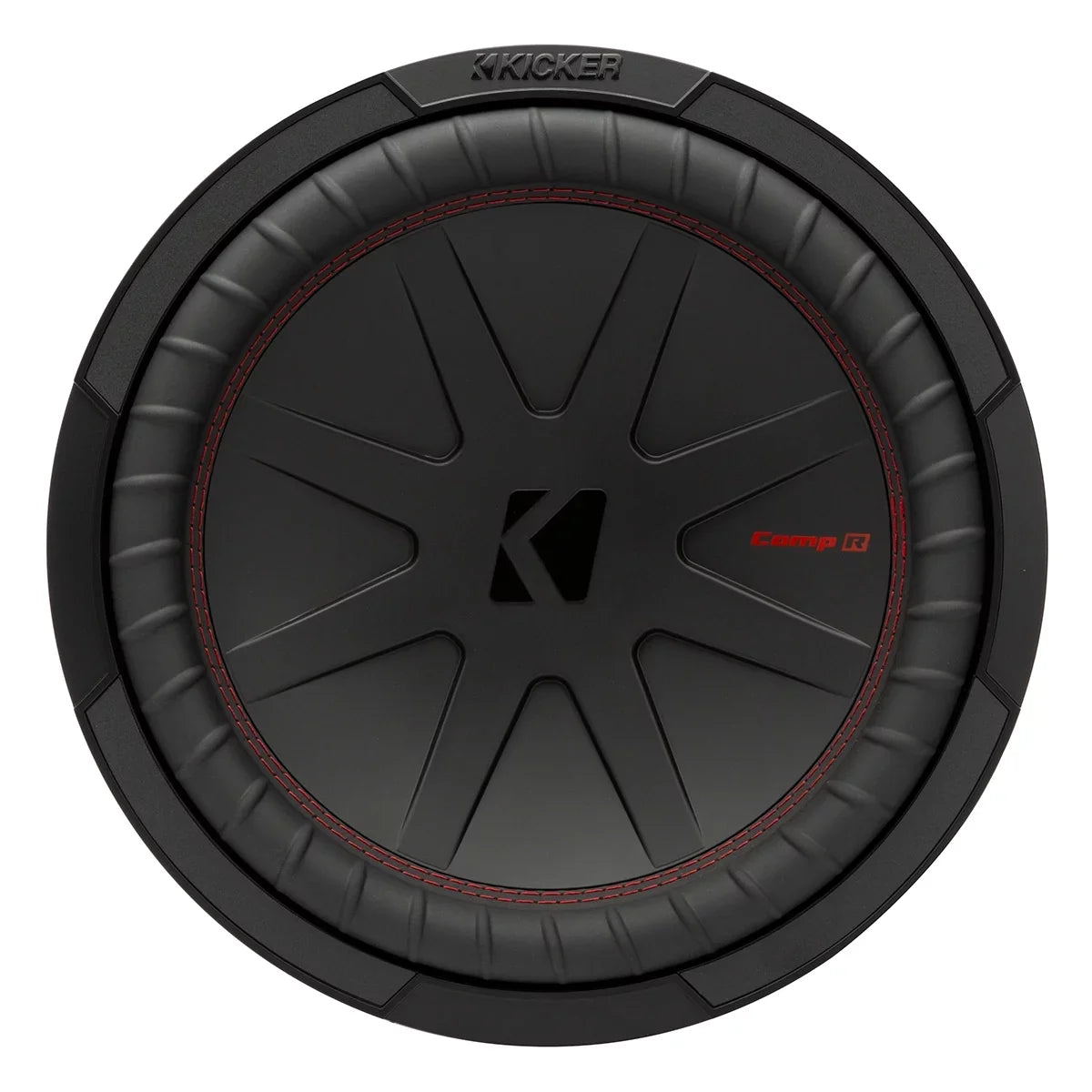 Power KICKER Subwoofer, Inch 4 Car Ohm 12 1000W Max CompR Audio Black DVC