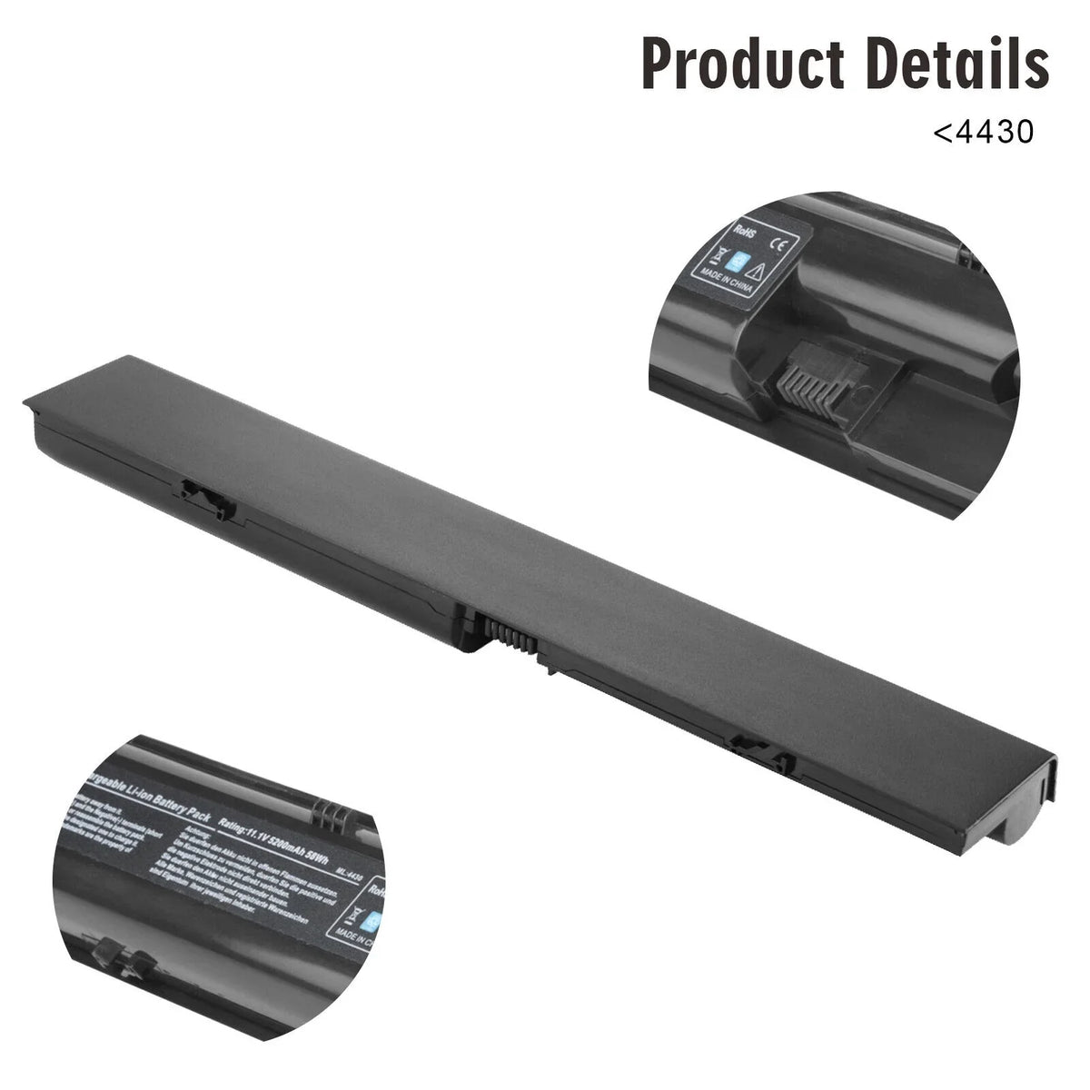 4540S 4330s 4530s HP 4430s 650938-001 Battery 4440S Probook For PR06 633805-001