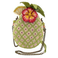 Novelty Bag Frances Pineapple Multi Mary Beaded Island Crossbody Handbag New