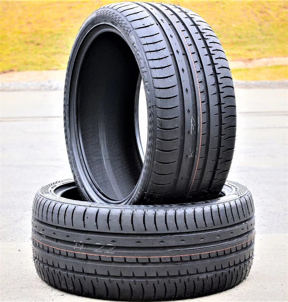 Tires 2005-13 255/45ZR18 Performance X-Runner, 2007-10 103Y Mustang 2 High A/S XL Accelera GT500 Pair Shelby Fits: 255/45R18 (TWO) of Phi Tacoma