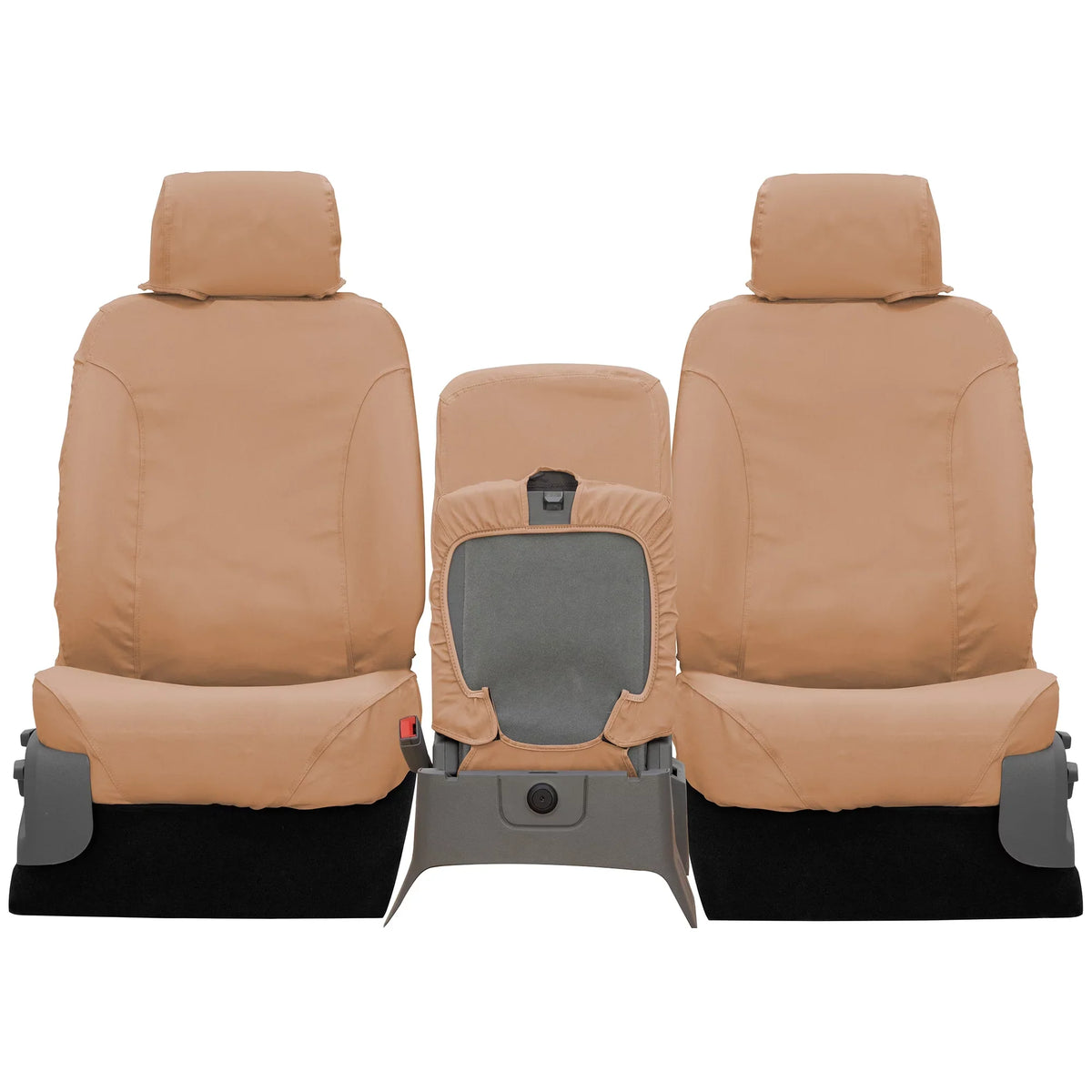 CAB, 2011-2012 Fit Polycotton F-150 SUPER 2013-2014 Cover Covercraft Seat Row for select: SeatSaver (Tan) - F150 Select F150 Fits Front Custom Models