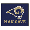 Blue Fanmats Area Rug, Sports Logo