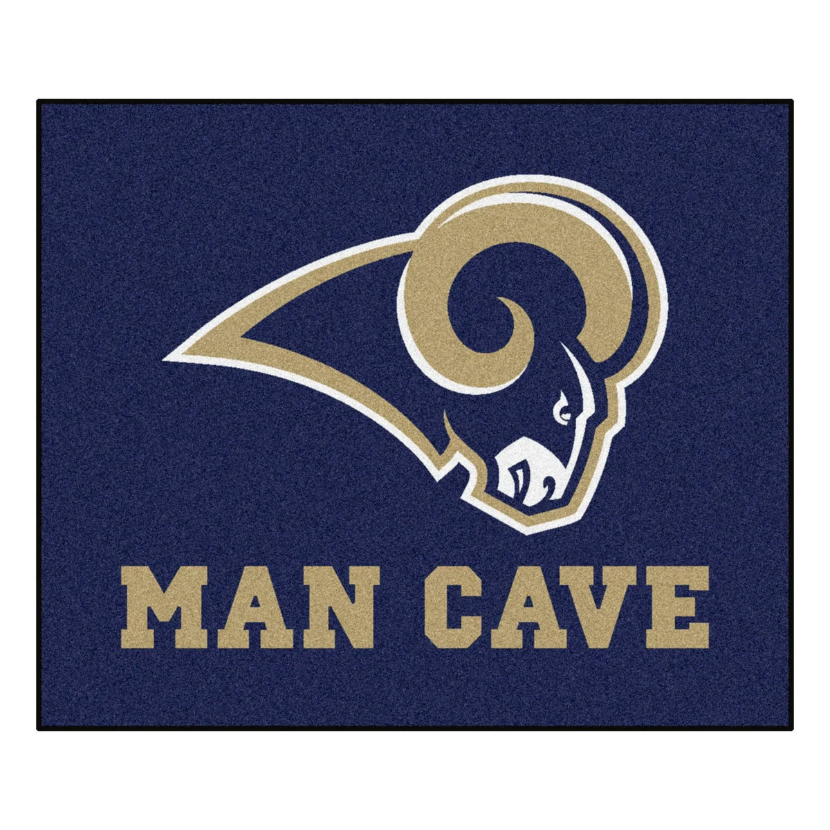 Blue Fanmats Area Rug, Sports Logo