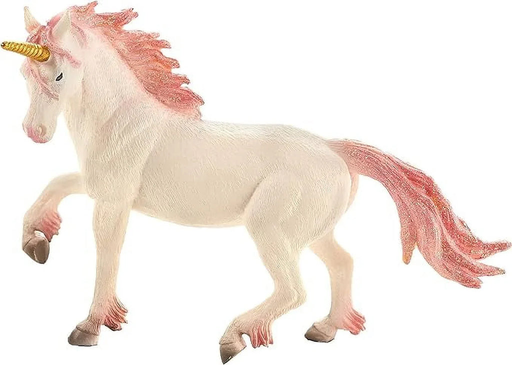 Fantasy (Pink) Painted Replica Unicorn Realistic Hand MOJO Figurine Toy