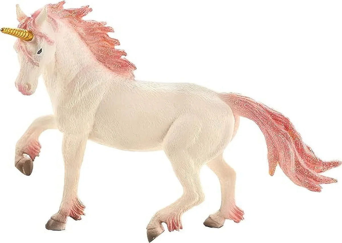 Fantasy (Pink) Painted Replica Unicorn Realistic Hand MOJO Figurine Toy