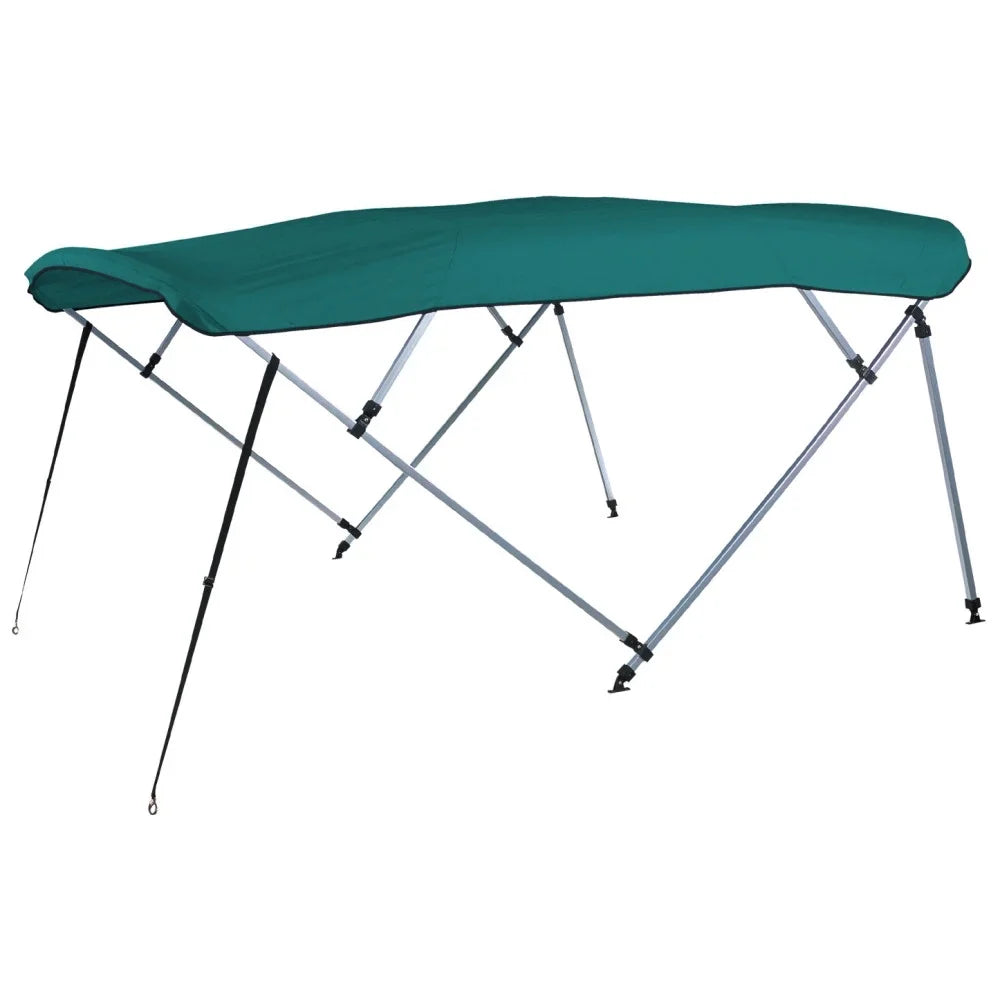 Bimini W, Pontoon 4-Bow Kit - Green Fits Carver 8'L A(8SQ)4893UB-03 SQ 48"H, 96"-102" Persian Tube Top