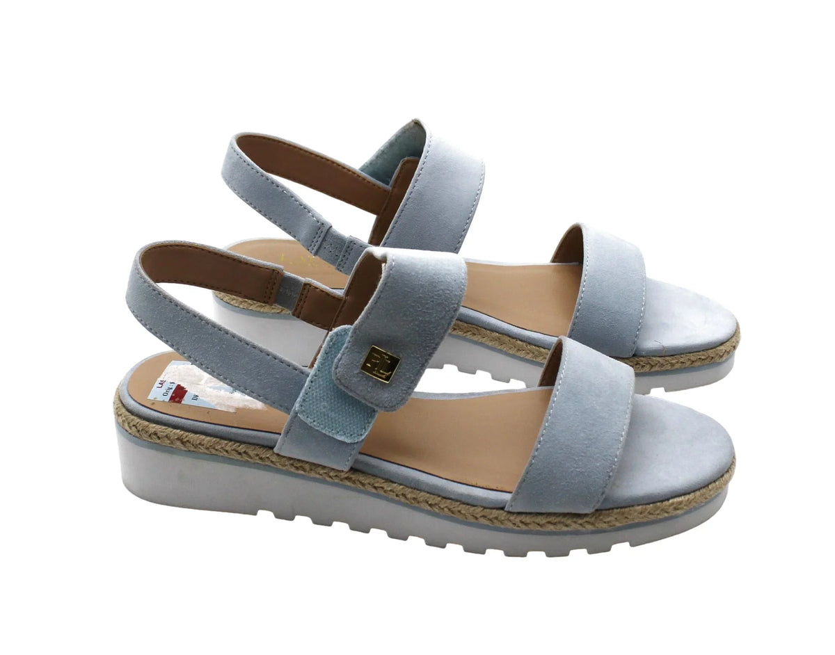 (Size Ralph 8.5 Lauren US) Jewelle Lauren Wedge Sandals