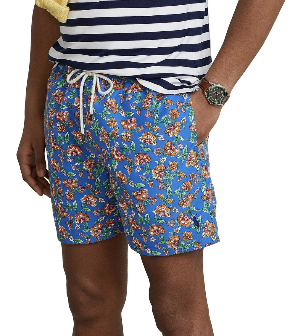 Swim Traveler Men's 5.5-Inch XXL Lauren Size Ralph Classic Polo Trunks