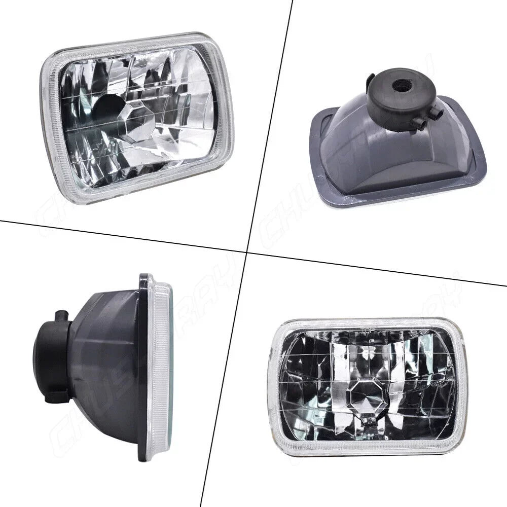 5X7 Beam YJ LED Rectangle Jeep XJ Hi-Lo Wrangler Cherokee For Headlights 7x6