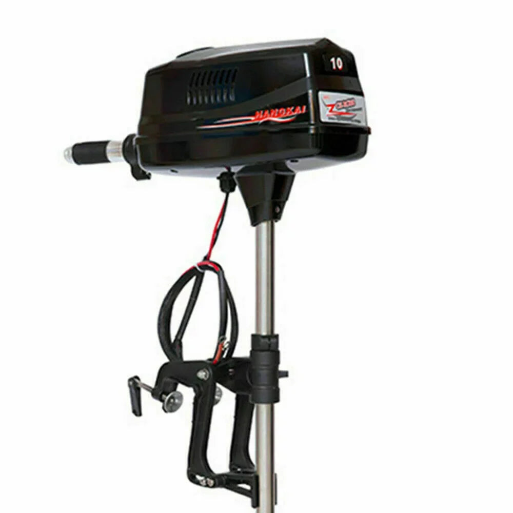 Brushless Engine Electric Fishing Outboard Motor Wuzstar w/Propel Boat 60V 2.2KW 10HP
