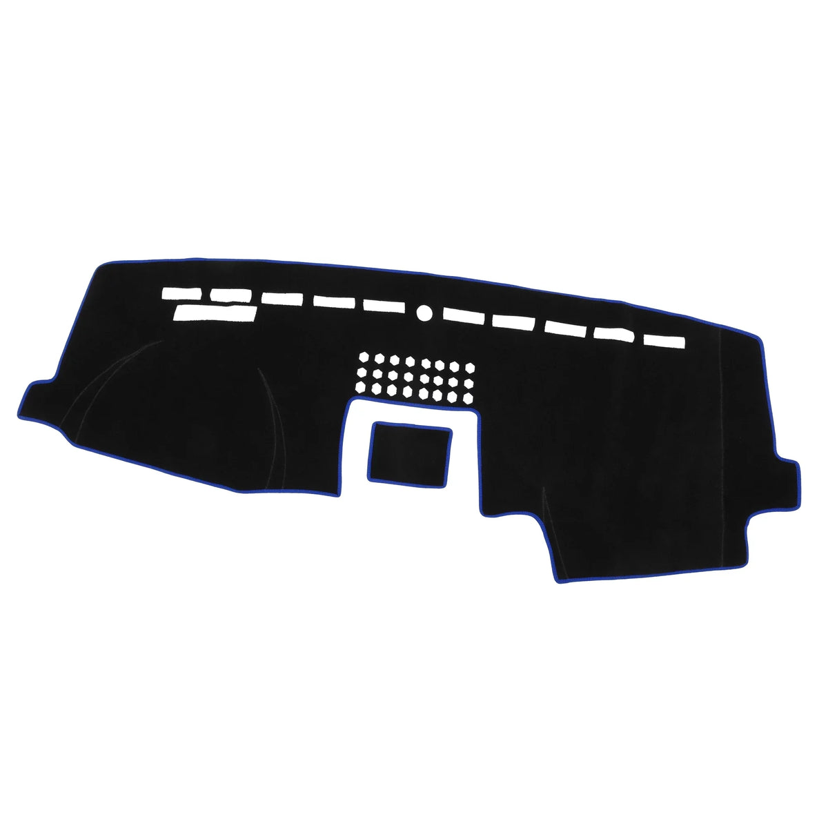 Black Unique F150 Mat 2015-2020 Protective Dashboard Polyester Car for Bargains Console Blue Center Cover