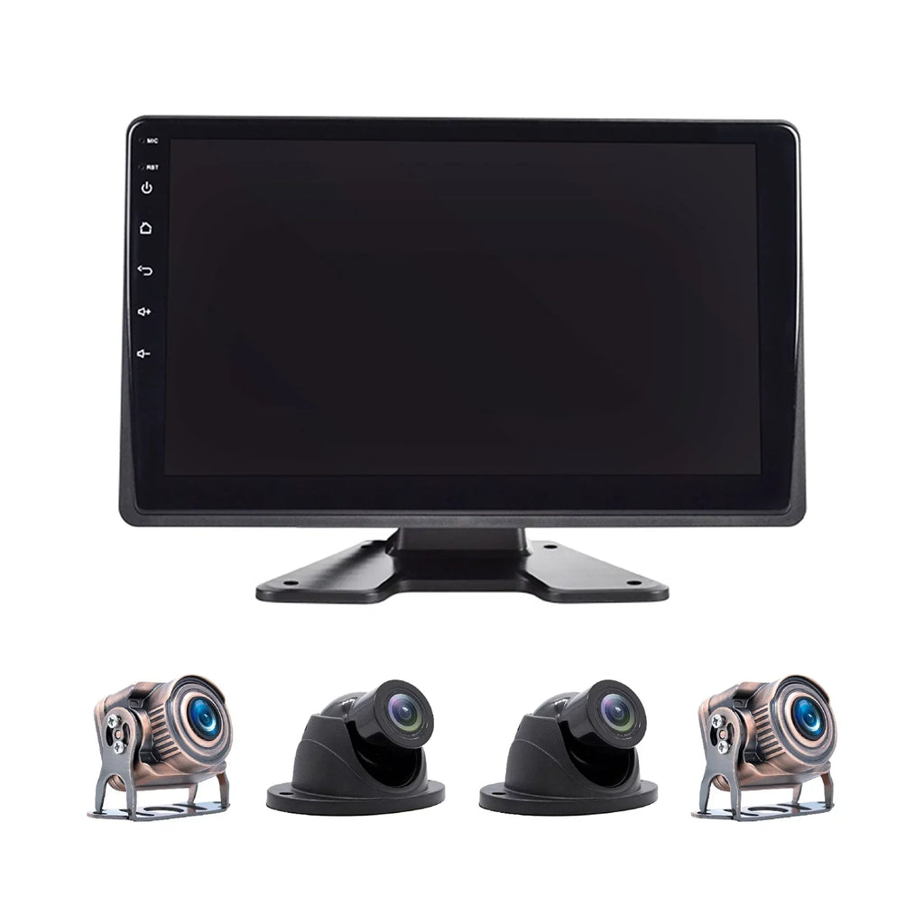 Bus for Driving Touch 10.1"Monitor Video RV Camera Screen Truck GPS Recorder DVR