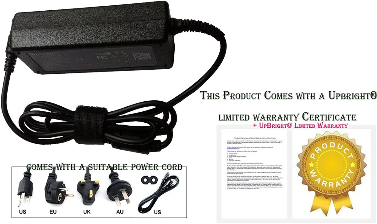 Cord IdeaPad Adapter Power 14" 100-14IBY 80MH For Supply Charger Notebook Series 100 Laptop UPBRIGHT Battery 100-141BY 80MH000YUS N2940 Lenovo PC
