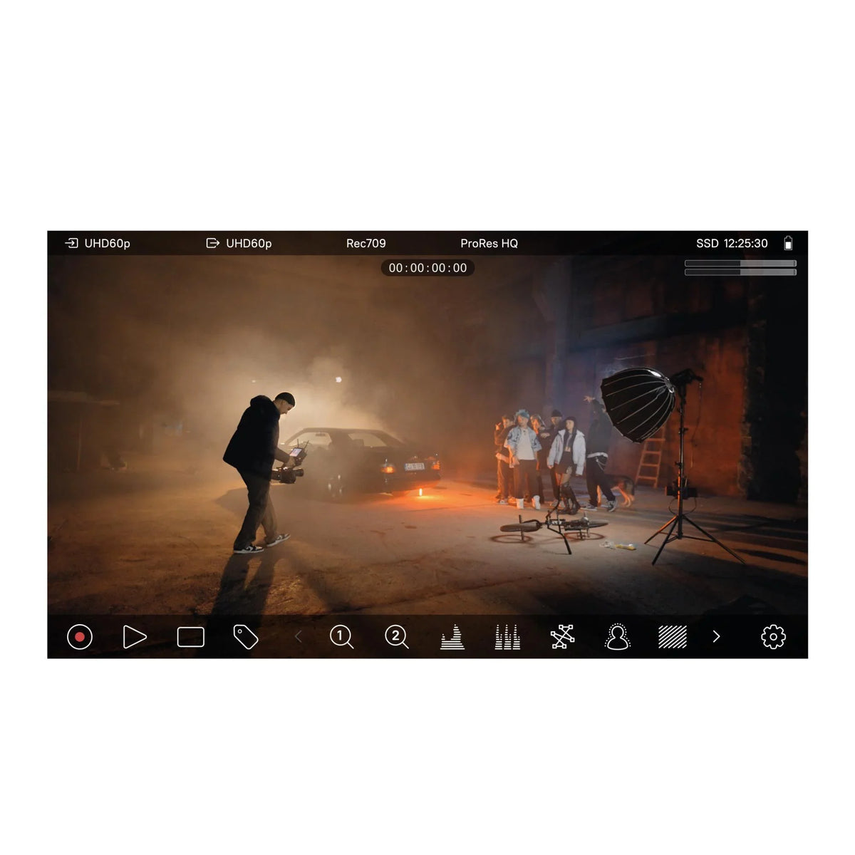 Recording Ninja HDMI 5.2 Atomos 4K Monitor