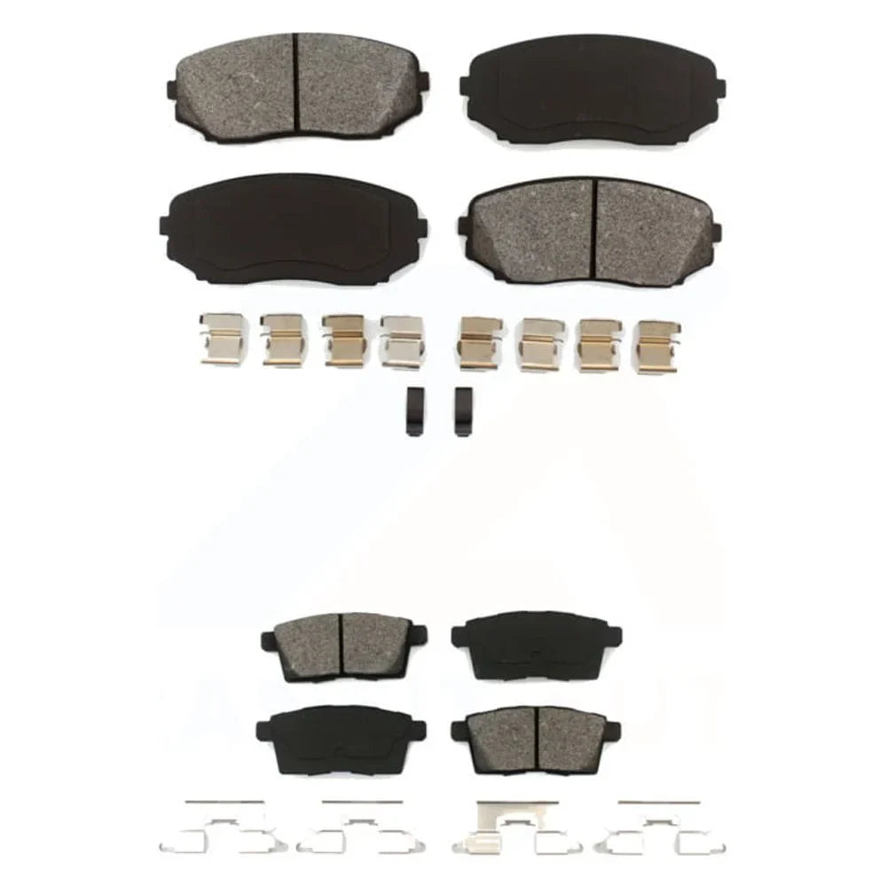 CX-9 Front Rear For Pads KSM-100095 Edge Brake CX-7 Lincoln Mazda Kit Semi-Metallic MKX