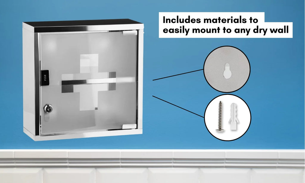 Lockable Cabinet Medicine Toughty