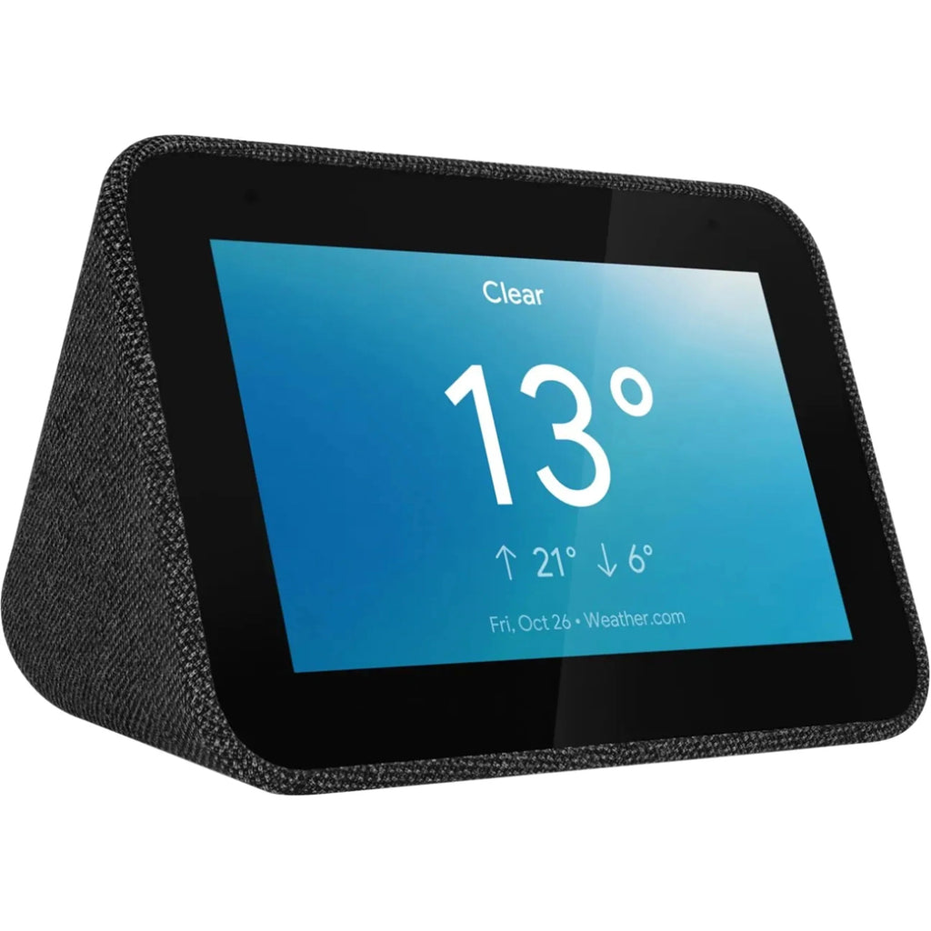 with Clock Dent Charcoal 4" (Scratch the Smart Used) Lenovo Assistant, And