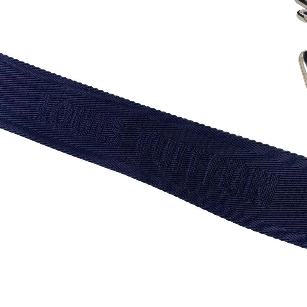 Men's (Fair) Pre-Owned Bandana Shoulder Blue Bag Wallet Wearable Monogram Gaston M81431
