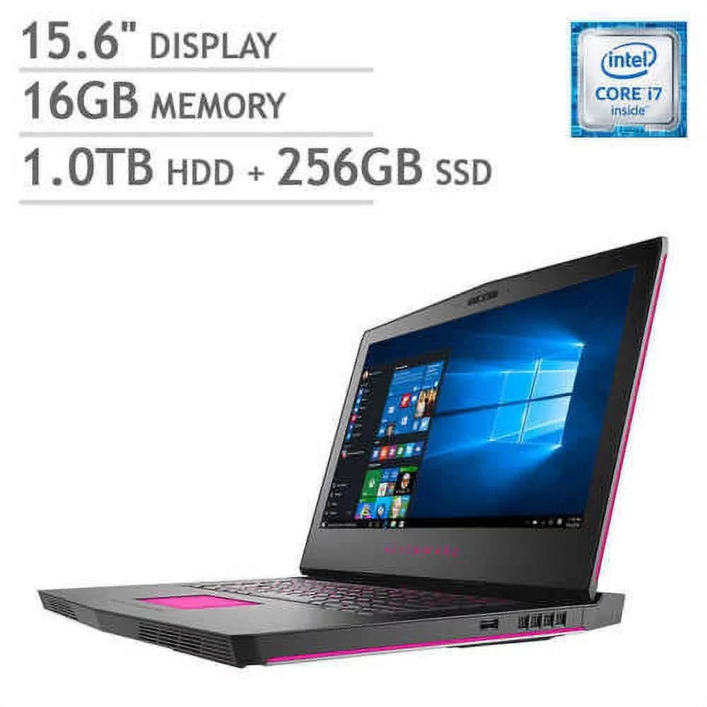 NVIDIA 15" RAM Notebook PC Gaming 1080p Alienware - 16GB Laptop i7-6700HQ Graphics AW15R3-4712SLV 6GB Computer